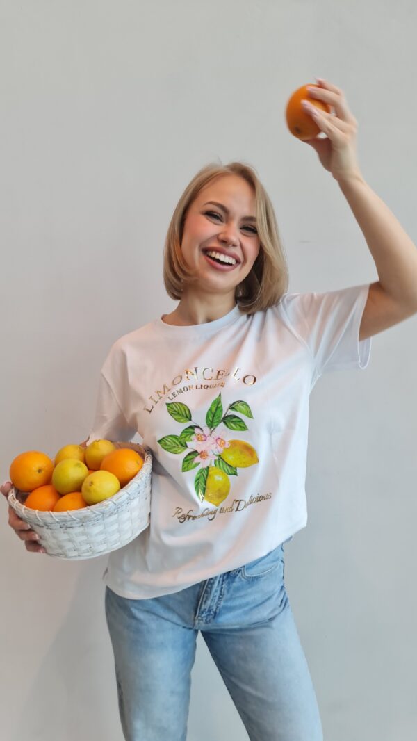 Limoncello T-särk valge