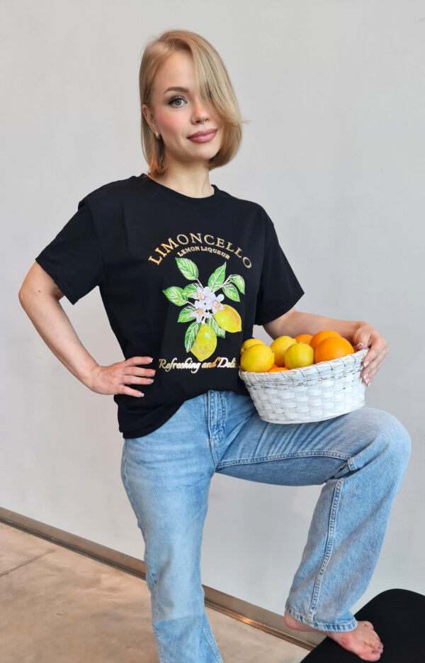 Limoncello T-särk must - Image 4