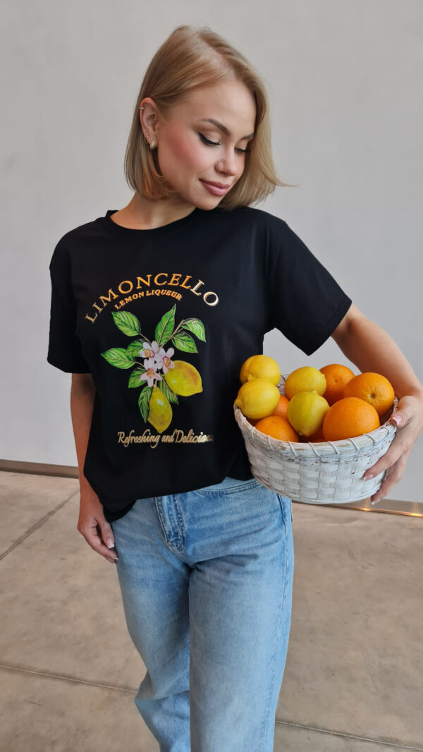 Limoncello T-särk must - Image 3